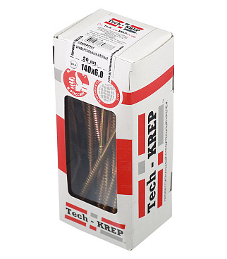 Саморезы универсальные 140x6,0 мм желтые (50 шт.)