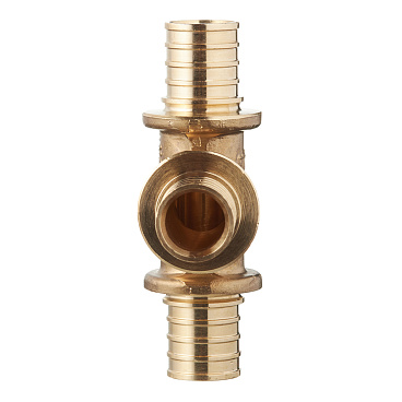 Тройник Stout 20 х 20 х 20 мм латунный (SFA-0013-000020)