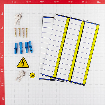 Щит распределительный навесной EKF PROxima ЩРН-72 металлический IP31 480х565х120 мм 72 модуля