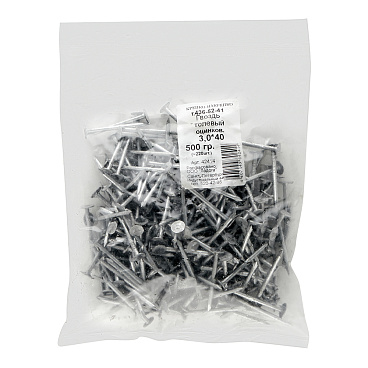 Гвозди толевые 3,0x40 мм оцинкованные (0,5 кг)