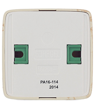 Розетка Hegel Alfa накладная сосна со шторками (РА16-114-02)