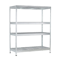 Стеллаж металлический AR Shelving Rivet Wire 1800x1500x600 мм 4 полки
