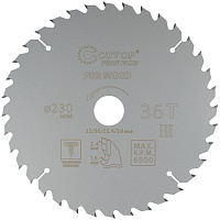 Диск пильный по дереву Cutop Profi plus 230х32/30/25,4/20х2,4 мм 36 зубьев (75-23036Т)