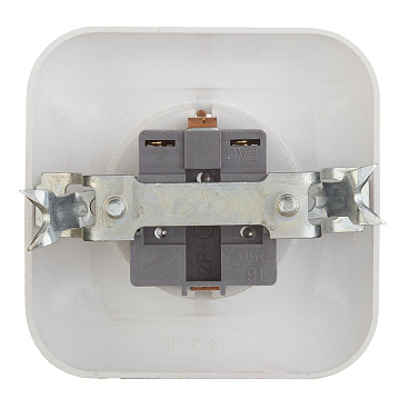 Розетка Svet Стиль встраиваемая белая (0214-00111)