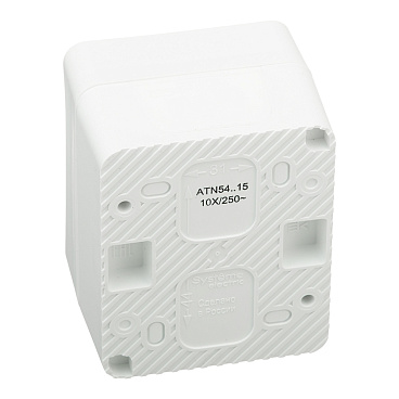Выключатель Systeme Electric AtlasDesign Profi54 одноклавишный накладной белый (ATN540115)