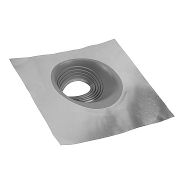 Проходка кровельная КМ 660х660 мм для дымоходов d200-280 мм серебристый силикон