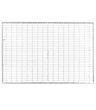 Решетка придверная для поддона Gidrolica 390х590 мм стальная серая