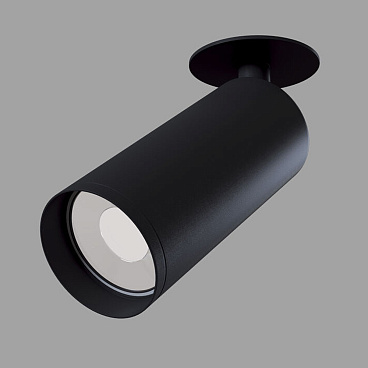 Спот потолочный встраиваемый Maytoni Technical Focus GU10 50 Вт 4 кв.м черный IP20 (C018CL-01B)