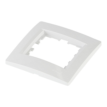 Рамка Lezard Karina одноместная белая (707-0200-146)