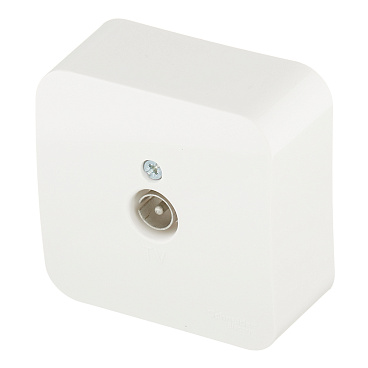 Розетка телевизионная Systeme Electric Blanca накладная молочная (BLNTA000012)