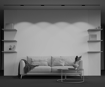 Трековый светильник Technical TR082-1-6W4K-M-B