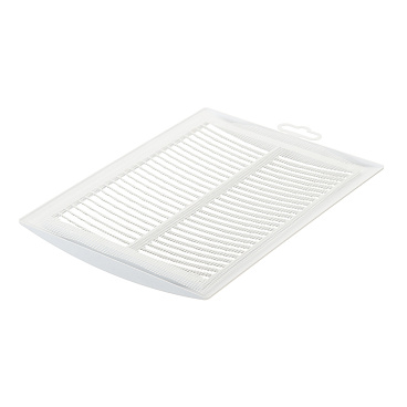 Решетка вентиляционная пластиковая приточно-вытяжная Era РЦ 180х250 мм с сеткой белая