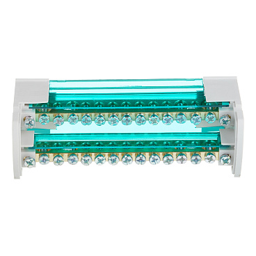 Шина нулевая Dekraft ШН 103 2х15 отверстий в корпусе (32016DEK)