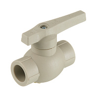 Кран шаровой полипропиленовый Valfex 20 мм серый (10144020Г)