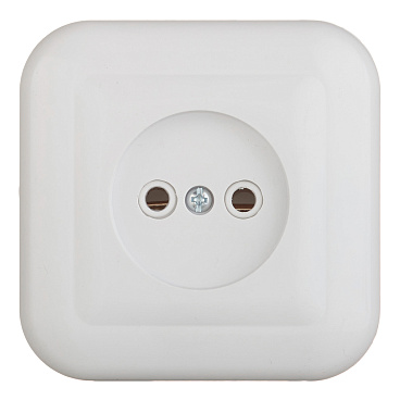 Розетка Svet Стиль встраиваемая белая (0214-00101)