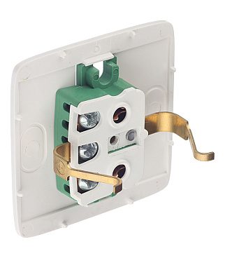 Розетка Hegel Alfa накладная сосна со шторками (РА16-114-02)