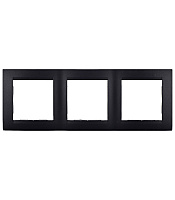 Рамка Simon 15 трехместная графит (1500630-038)