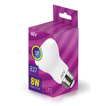 Лампа светодиодная Rev E27 2700К 8 Вт 640 Лм 180-240 В рефлектор R63 матовая