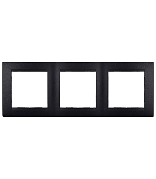 Рамка Simon 15 трехместная графит (1500630-038)