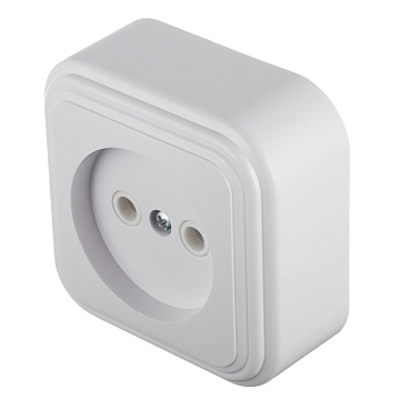 Розетка Svet накладная белая (0215-00011)