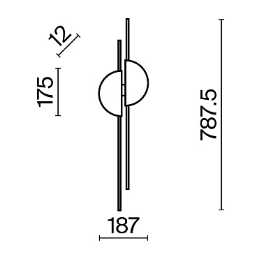 Настенный светильник (бра) Maytoni MOD179WL-L22W4K1