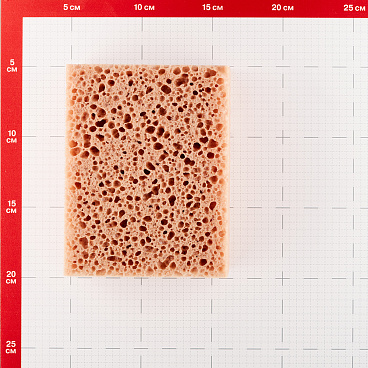 Губка строительная Wenzo 110х140х70 мм для удаления затирки полиуретан крупнопористая