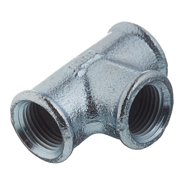 Тройник Gebo Platinum (130-4V) 1/2 ВР(г) х 1/2 ВР(г) х 1/2 ВР(г) чугунный оцинкованный