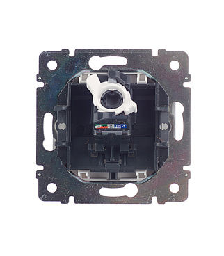 Розетка компьютерная Legrand Valena встраиваемая алюминий (694334)