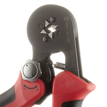 Пресс-клещи КВТ ПКВк-16у для обжима втулочных наконечников 0,25-16 кв.мм (74594)