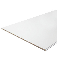 Панель ПВХ 375х3000х8 мм Venta матовая белая 1,125 кв.м