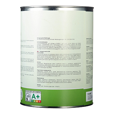 Масло GNature Hartöl для дерева с твердым воском бесцветное матовое 2,5 л