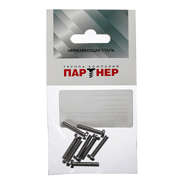 Винт нержавеющая сталь M4x20 мм DIN 84 цилиндрическая головка (8 шт.)