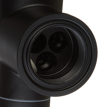 Смеситель для кухни Esko Kitchen черный с высоким изливом с подключением к фильтру однорычажный (K22 B)