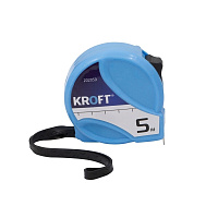 Рулетка Kroft с фиксатором 5 м x 19 мм