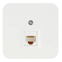 Розетка компьютерная Systeme Electric Blanca накладная молочная RJ45 (BLNIA045002)
