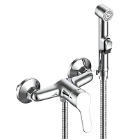 Смеситель с гигиеническим душем Voda Tide хром (TD80H)