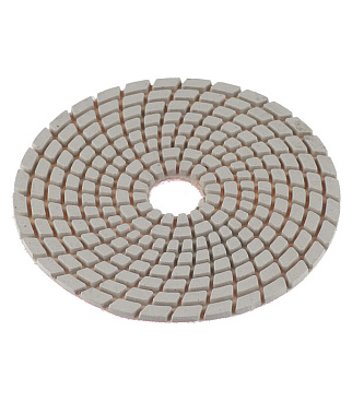 Круг алмазный шлифовальный по камню Trio-Diamond гибкий d100 мм P3000 для мокрого шлифования