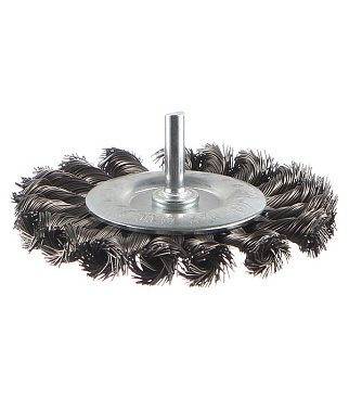 Корщетка для дрели Практика (242-885) витая жесткая радиальная d100 мм