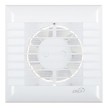 Вентилятор осевой Era Euro с датчиком влажности с антимоскитной сеткой 160х160 мм d100 мм белый