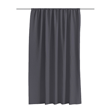 Штора канвас уголь 150х280 см Legrand Канвас (58109815)