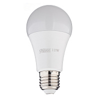 Лампа светодиодная Gauss E27 3000К 12 Вт 1130 Лм 180-240 В груша A60 матовая