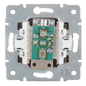 Розетка телевизионная Lezard Karina встраиваемая черный бархат (707-4288-130)