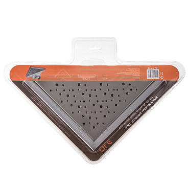 Трап душевой горизонтальный Ore Т2 с гидрозатвором 250х250х355 мм d40 мм решетка из нержавеющей стали