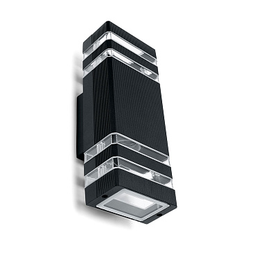 Светильник садово-парковый настенный Feron Техно черный E27 60 Вт IP54 (41154)