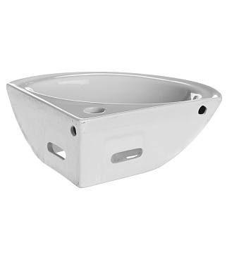 Раковина-мини Sanita Beep 36 см угловая подвесная белая (VERSAWB01)