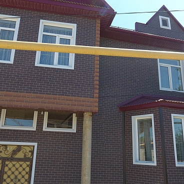 Панель фасадная Docke Berg 1015х434 мм коричневая