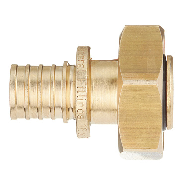 Соединитель прямой Stout 16 мм х 3/4 ЕК с накидной гайкой латунный (SFA-0034-001634)
