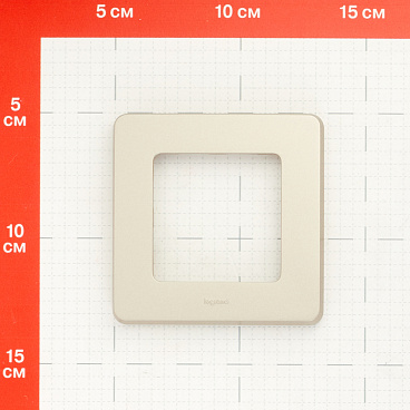 Рамка Legrand Inspiria одноместная шампань (673938)