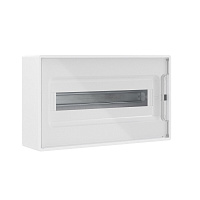 Щит распределительный навесной DKC Frame ЩРН-П пластиковый IP40 242,4х416,4х102,2 мм 18 модулей прозрачная дверь