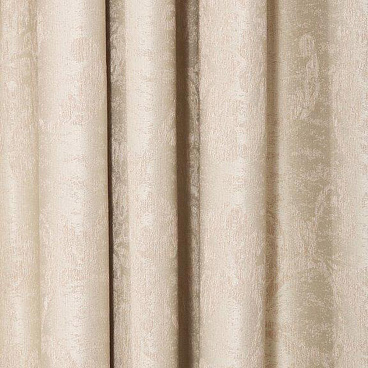 Штора жаккард бежевая 200х270 см Mona Liza Флора (МЛ717/С1)